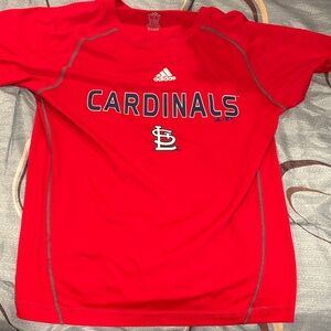 3 shirts in all  Kids Red Cardinals Jersey, tee & sleeveless top